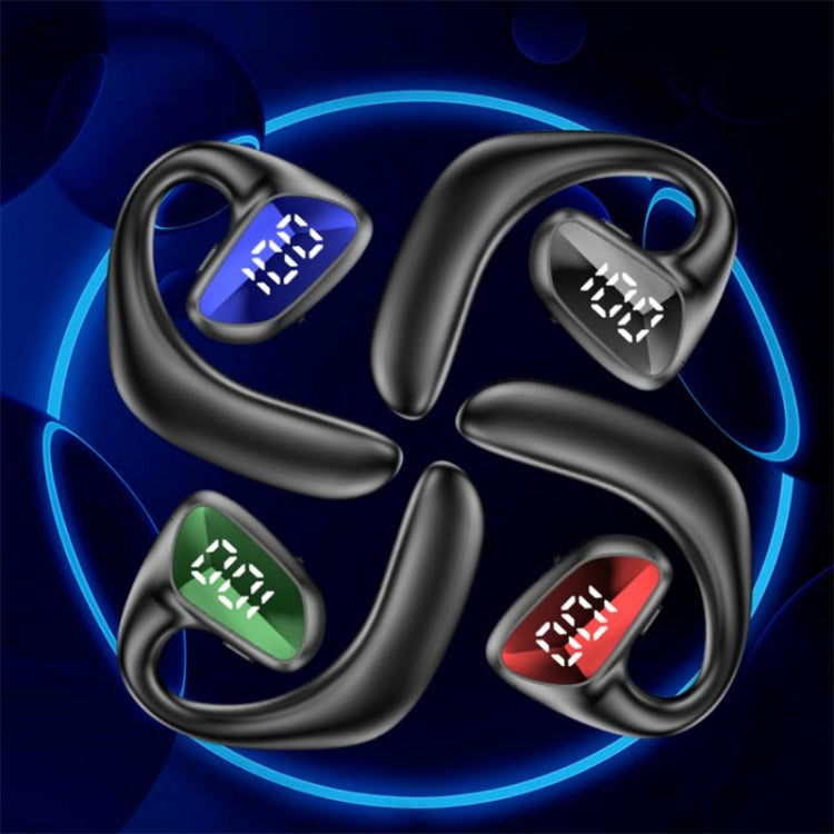 M-K8 Bluetooth Headset Ear Hanging Business Model Air Conduction Earphone(Green)