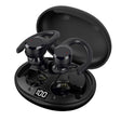 AX9 Noise Reduction Digital Display With Charging Bin Bluetooth Headset(Black) - Bluetooth Earphone by PMC TechLife | Online Shopping South Africa | PMC TechLife