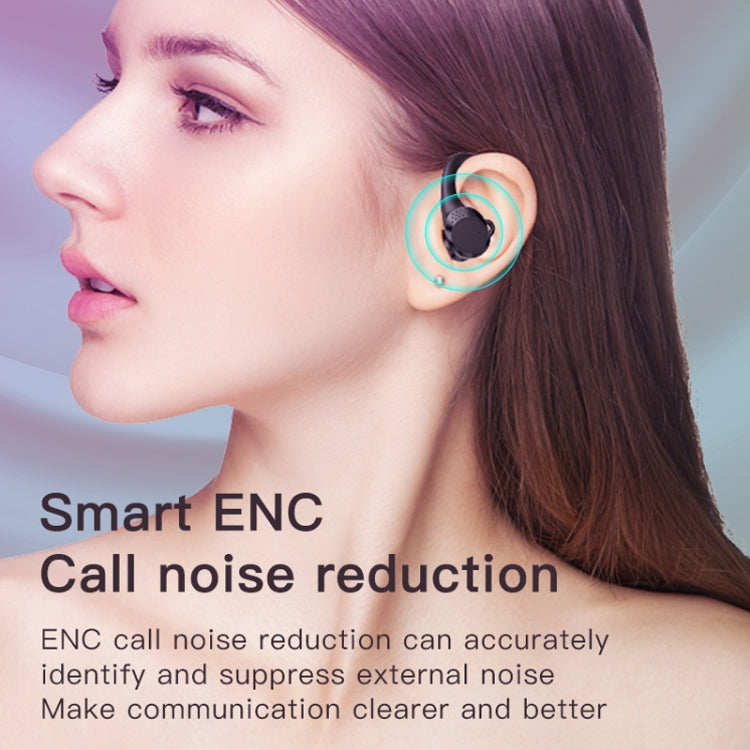AX9 Noise Reduction Digital Display With Charging Bin Bluetooth Headset(Black)