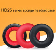 1pair Headset Sponge Cover for Sennheiser HD25-1II/25/25SP/25SP-II, Color: Black Wrinkled