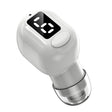 M5 Digital Display Bluetooth Headset Mini In-ear Invisible Headphones(White) - Bluetooth Earphone by PMC TechLife | Online Shopping South Africa | PMC TechLife