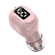 M5 Digital Display Bluetooth Headset Mini In-ear Invisible Headphones(Pink) - Bluetooth Earphone by PMC TechLife | Online Shopping South Africa | PMC TechLife