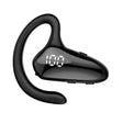 YX02 With Digital Display Hanging Ear Bone Conduction Bluetooth Headset(Black) - Bluetooth Earphone by PMC TechLife | Online Shopping South Africa | PMC TechLife