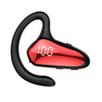 YX02 With Digital Display Hanging Ear Bone Conduction Bluetooth Headset(Red) - Bluetooth Earphone by PMC TechLife | Online Shopping South Africa | PMC TechLife