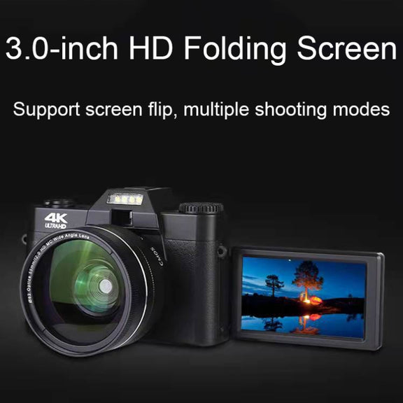 R10 4K HD 48MP Retro Foldable Screen Digital Camera(Simple Version)