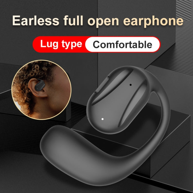 YJ77 Bluetooth 5.2 Ear-mounted OWS Bone Conduction Headset(Left Ear White)