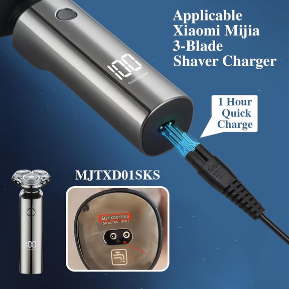 For Xiaomi Mijia MJTXD01SKS Electric Shaver USB Charging Cable Power ,Spce:  6pcs USB Cable
