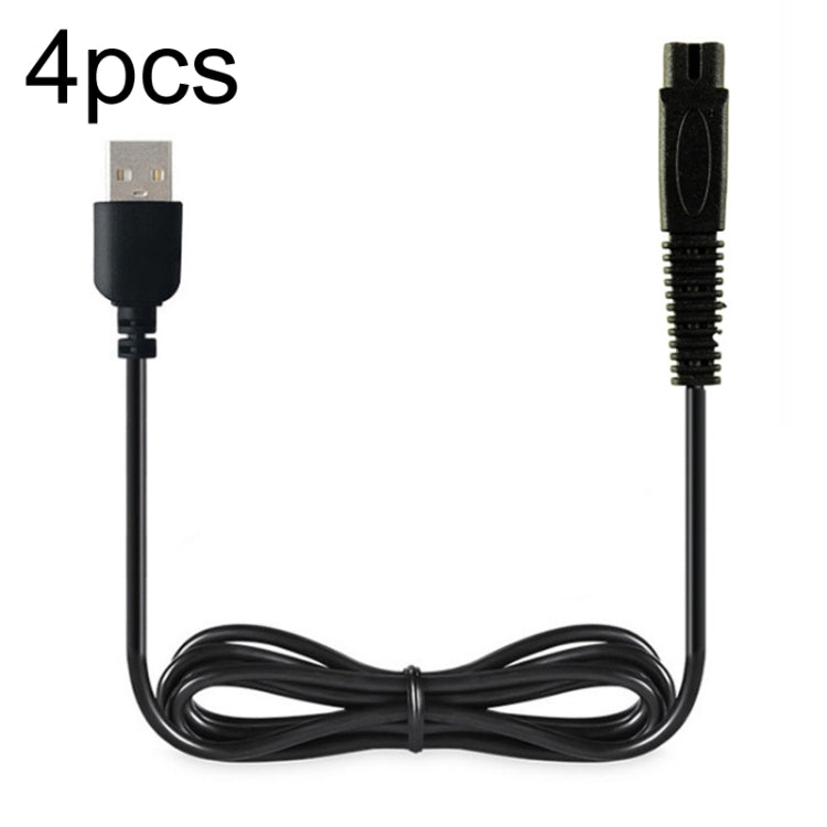 4pcs USB 5V Charger Power Cord For SID Shaver SA7152 7250 7251 7253 7255 RS339