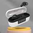 X999 Mini Wireless Noise Reduction With Digital Display Charging Bin Bluetooth Earphone(Black) - Bluetooth Earphone by PMC TechLife | Online Shopping South Africa | PMC TechLife