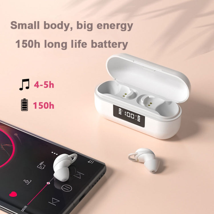 X999 Mini Wireless Noise Reduction With Digital Display Charging Bin Bluetooth Earphone(Skin Color)