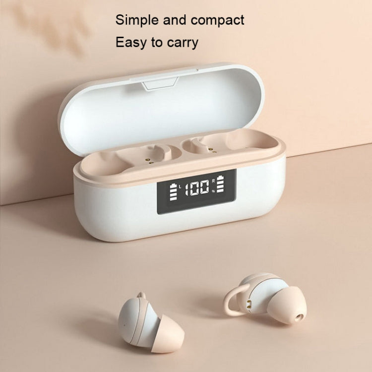 X999 Mini Wireless Noise Reduction With Digital Display Charging Bin Bluetooth Earphone(Skin Color)