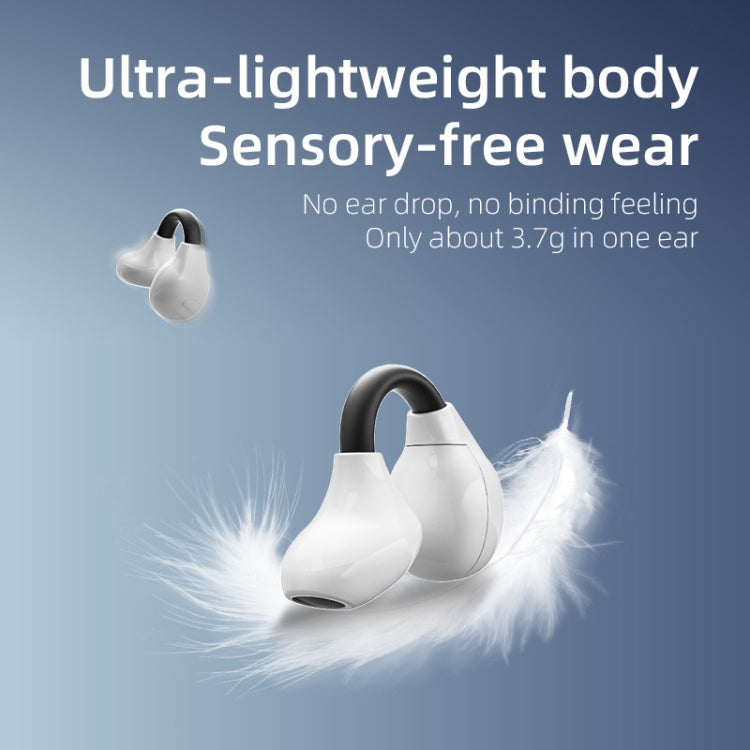 MY14pro amx Bone Conduction Sports Wireless Bluetooth Earphone(Full White)