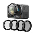 For DJI OSMO Action 3 / 4 TELESIN ND CPL Filter Set Aluminium Alloy Frame Lens(CPL+ND8/16/32 Set) - free shipping - PMC TechLife - Order now!
