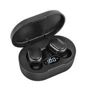 E7s Digital Sports Water-resistant TWS Bluetooth 5.0 In-Ear Headphones(Black)