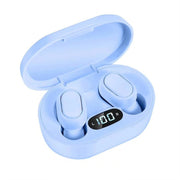 E7s Digital Sports Water-resistant TWS Bluetooth 5.0 In-Ear Headphones(Blue)