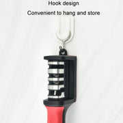 2pcs Kitchen Multifunctional Hangable Multi-segment Handheld Knife Sharpener, Specification: 3 Stage