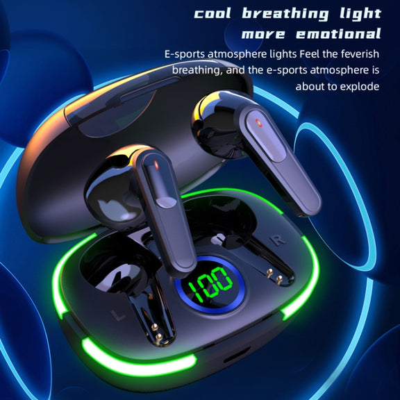 PRO80 Dual-Ear Wireless TWS Bluetooth Earphone Mini Sports Noise Reduction Game Earphone