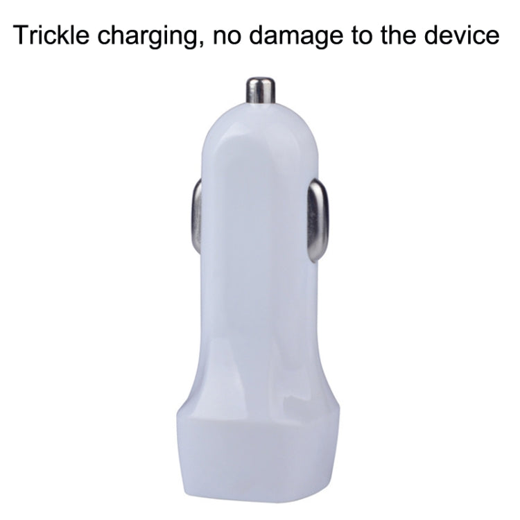 522AL Fast Charging With Cable Car Charging, Output Interface: Micro USB (White)