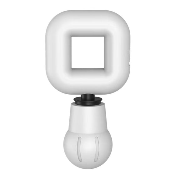 TS201 Square Muscle Relaxation Wireless Fascia Gun Mini Adjustable Portable Massager(White)