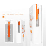 Q11 11-in-1 Multifunctional Bluetooth Headset Cleaning Pen Computer Keyboard Cleaning Kit(Orange Red)
