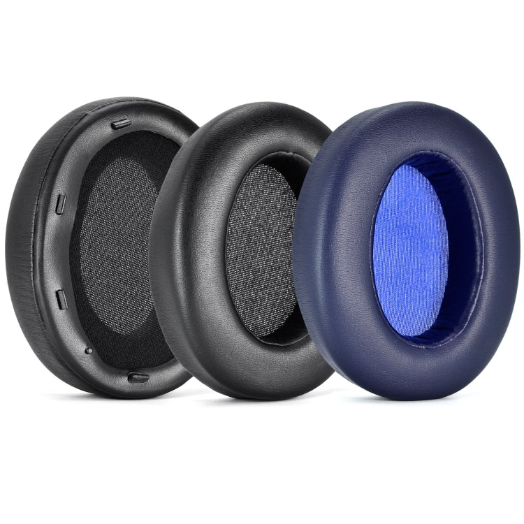 For Sony WH-XB910N XB910N 2pcs Headset Earmuffs Sponge Cover(Blue)
