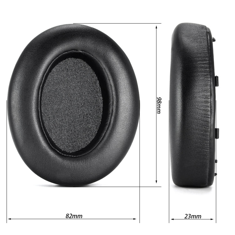 For Sony WH-XB910N XB910N 2pcs Headset Earmuffs Sponge Cover(Blue)