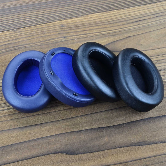 For Sony WH-XB910N XB910N 2pcs Headset Earmuffs Sponge Cover(Blue)