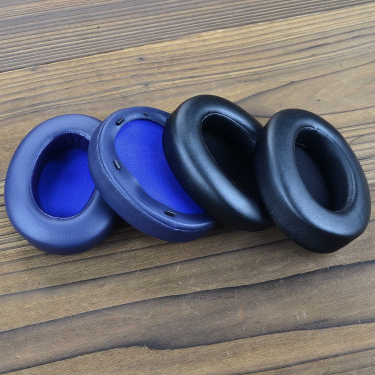 For Sony WH-XB910N XB910N 2pcs Headset Earmuffs Sponge Cover(Blue)