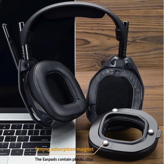 For Logitech Astro A50 Gen4 Headset Replacement Accessory ,Spec: 2pcs Protein Leather Earmuffs