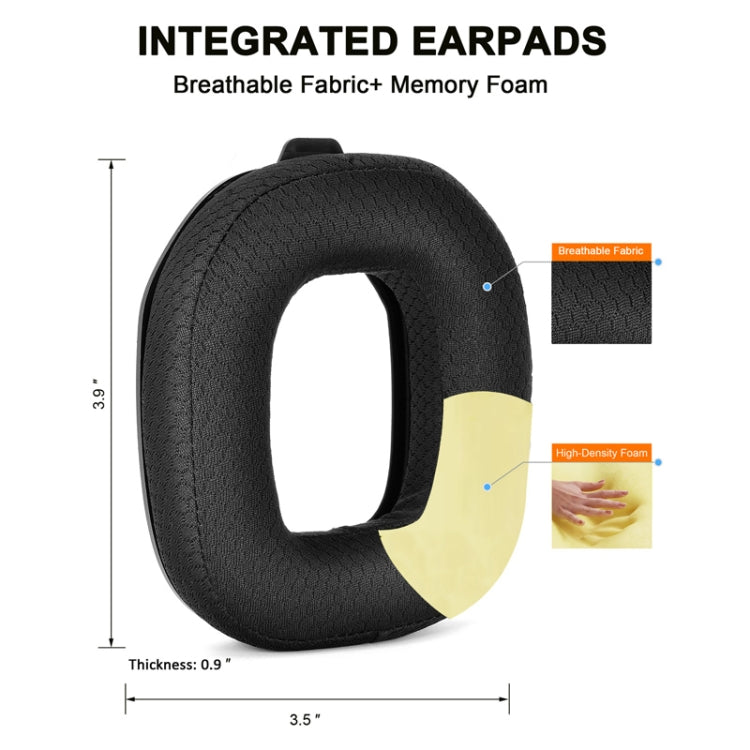 For Logitech Astro A50 Gen4 Headset Replacement Accessory ,Spec: 2pcs Leather+Velvet Earmuffs