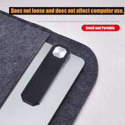 Laptop Telescopic Magnetic Phone Holder Expansion Phone Stand Car Screen Side Phone Mount(Tea Red)