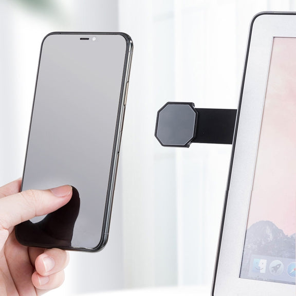 Laptop Telescopic Magnetic Phone Holder Expansion Phone Stand Car Screen Side Phone Mount(Sea Blue)