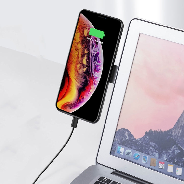 Laptop Telescopic Magnetic Phone Holder Expansion Phone Stand Car Screen Side Phone Mount(White)