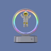 Y-558 Magnetic Levitation Astronaut TWS Bluetooth Speaker With RGB Light,Style: Golden Basic