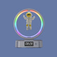 Y-558 Magnetic Levitation Astronaut TWS Bluetooth Speaker With RGB Light,Style: Golden Clock Model - Desktop Speaker by PMC TechLife | Online Shopping South Africa | PMC TechLife