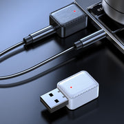 RX-TX-413 USB Bluetooth Receiving Launch 2 In 1 Adapter(White)