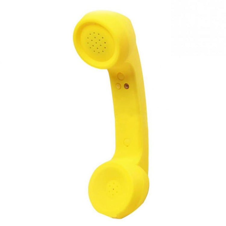 Bluetooth Wireless Connection Retro Microphone External Mobile Phone Handset(Yellow)