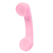 Bluetooth Wireless Connection Retro Microphone External Mobile Phone Handset(Pink)