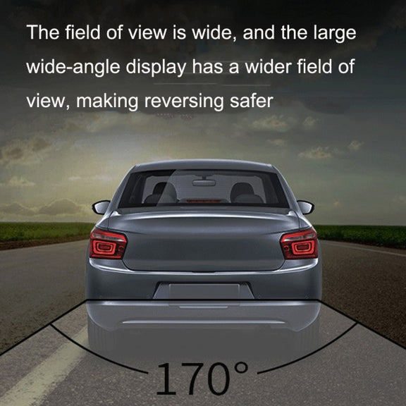 R0003 LED Fill Light External Reversing Video Camera HD Night Vision CCD Car Camera 12 Lights Camera(N System)