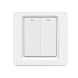 Tuya ZigBee Smart Single-fire Zero-fire Sharing Switch Phone Control Voice Panel EU Plug, Spec: 2 Buttons - Smart Switch by PMC TechLife | Online Shopping South Africa | PMC TechLife