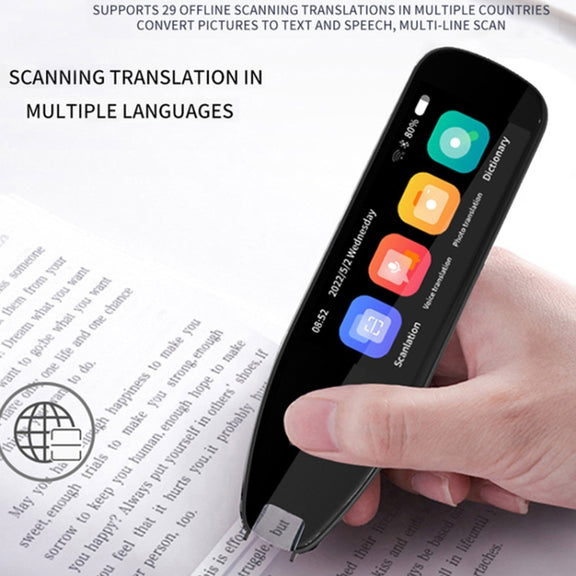 Hishell 3.5 inch Offline Photo Scanning Pen Dictionary Translation Recording Pen(S40)