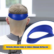 Salon Neck Hair Line Guide Barber Trim Ruler Hair DIY Tool Hair Trimming Template Tools(Grey)