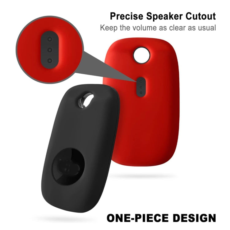For Tile Mate Pro Tracker Silicone Case One-piece Design Protective Cover(Midnight Blue)