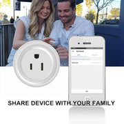 Tuya Smart App Wifi Smart Socket Phone Remote Timing Voice Switch Supports Alexa UK Plug, Style: 16A Power Model