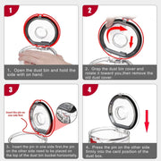 For Dyson V7 V8 Dust Bin Base Lid Vacuum Cleaner Replacement Accessories
