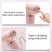 ZD8889 Mini Fascia Device Muscle Relaxation Massage Stick Handheld Vibration Portable Massager Gun(Pink)