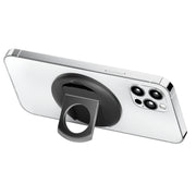 Magnetic Finger Ring Holder For MagSafe Phone MacBook Camera Mount Stand(Black)