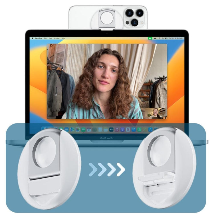 Magnetic Finger Ring Holder For MagSafe Phone MacBook Camera Mount Stand(Black)