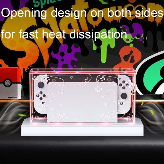 035 for Nintendo Switch/Oled Game Console Display Dustproof Cover, Spec: Black Label