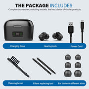 Z-127D In-ear Sound Amplifier Digital Display Hearing Aid Earphone(Complexion)